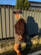 Moon bag Lumina Faux Fur