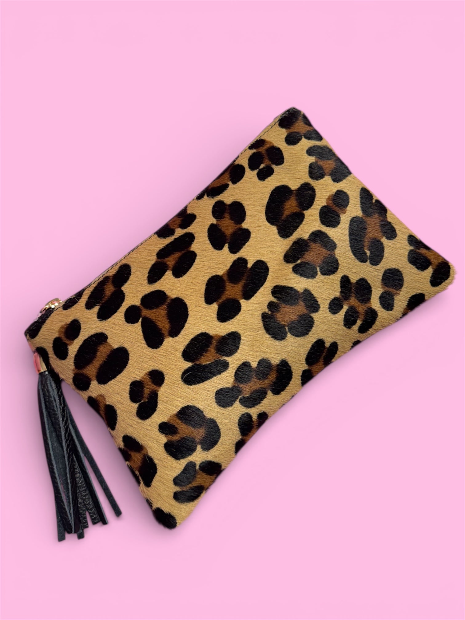 Pochette pelosa leopardata