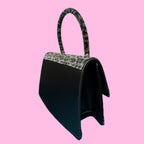 Borsetta Leopard Black