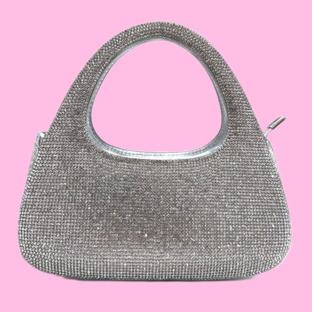 Borsa Glitterina Argento