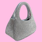 Borsa Glitterina Argento
