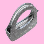 Borsa Glitterina Argento