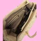 Fluffy rabbit bag beige