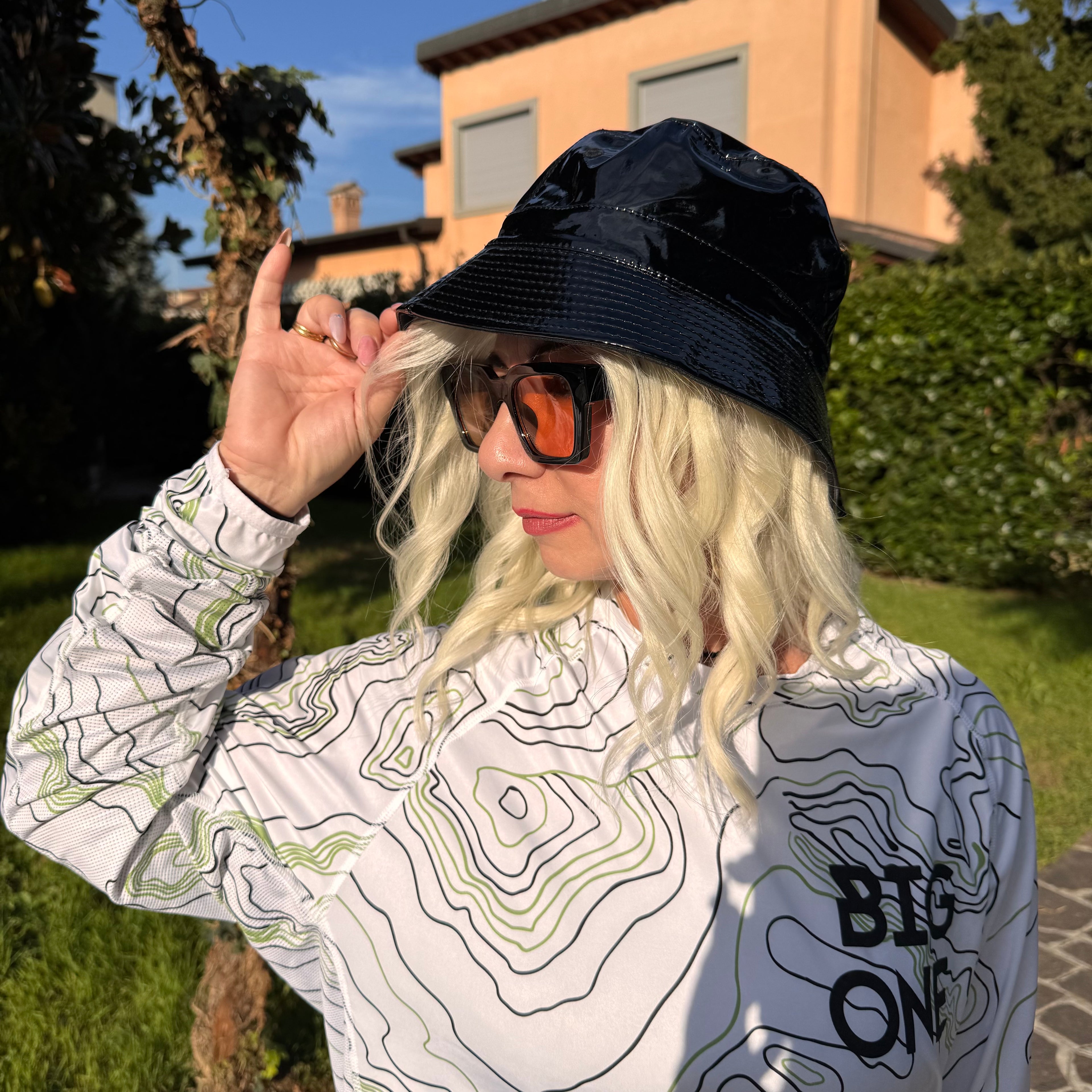 CAPPELLO PESCATORE BLACK - Reversibile!