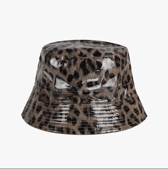 CAPPELLO PESCATORE LEOPARD - Reversibile!
