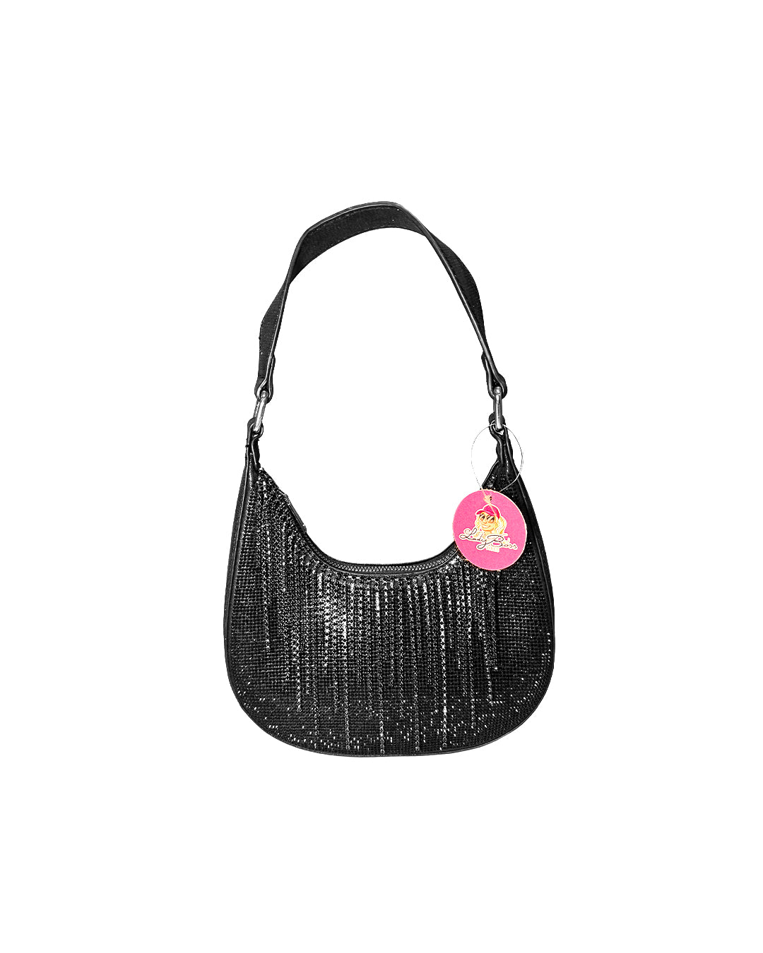 Borsetta Luna Glitter Black