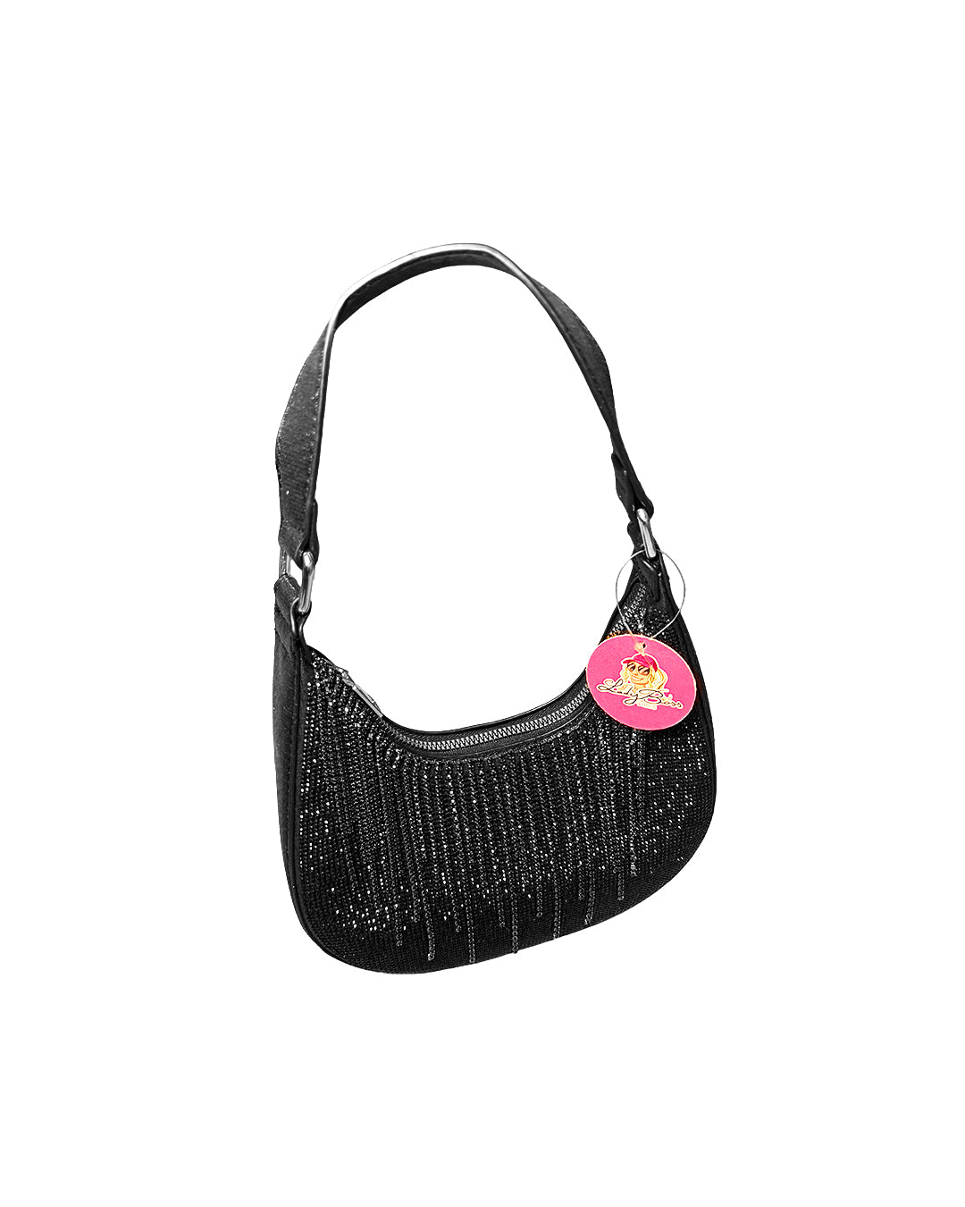 Borsetta Luna Glitter Black