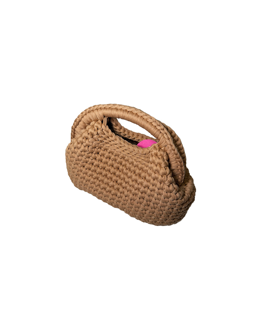 Borsetta Clutch Bag uncinetto - Beige
