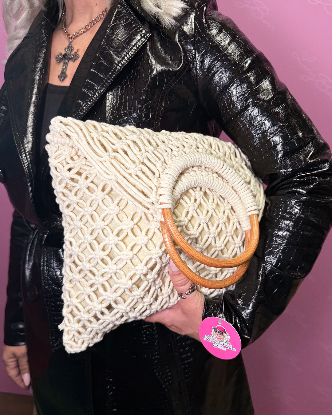 Borsa a mano Intreccio - Beige