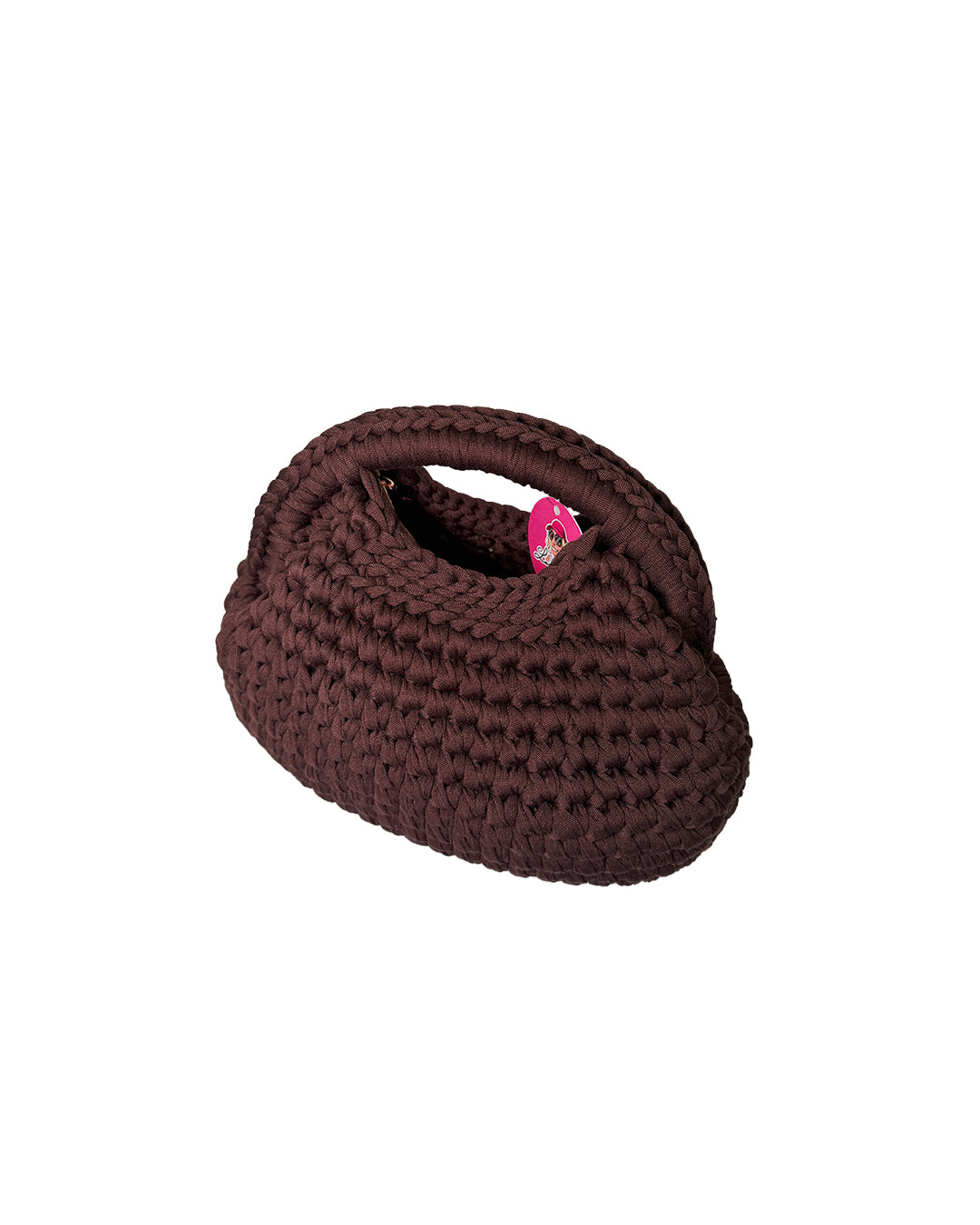 Borsetta   Clutch Bag uncinetto - Brown