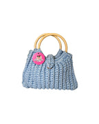 Borsetta Baby Bag uncinetto - Azzurra