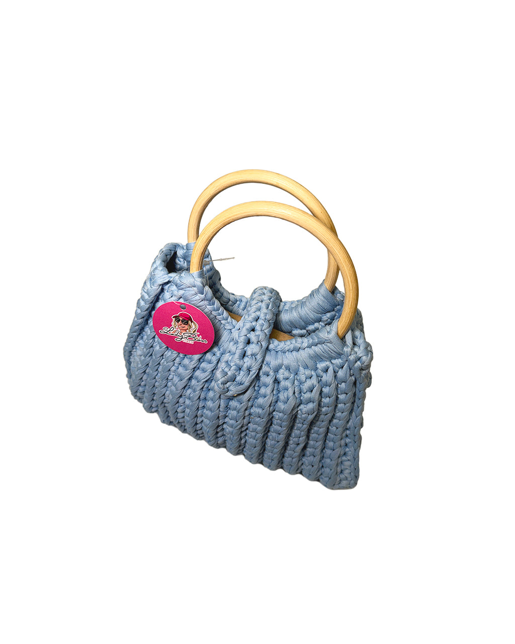 Borsetta Baby Bag uncinetto - Azzurra