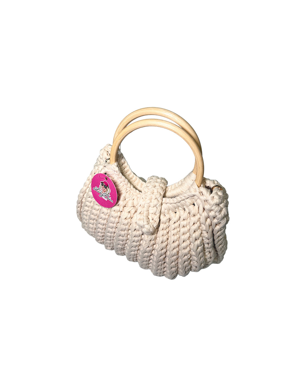 Borsetta Baby Bag uncinetto - Beige