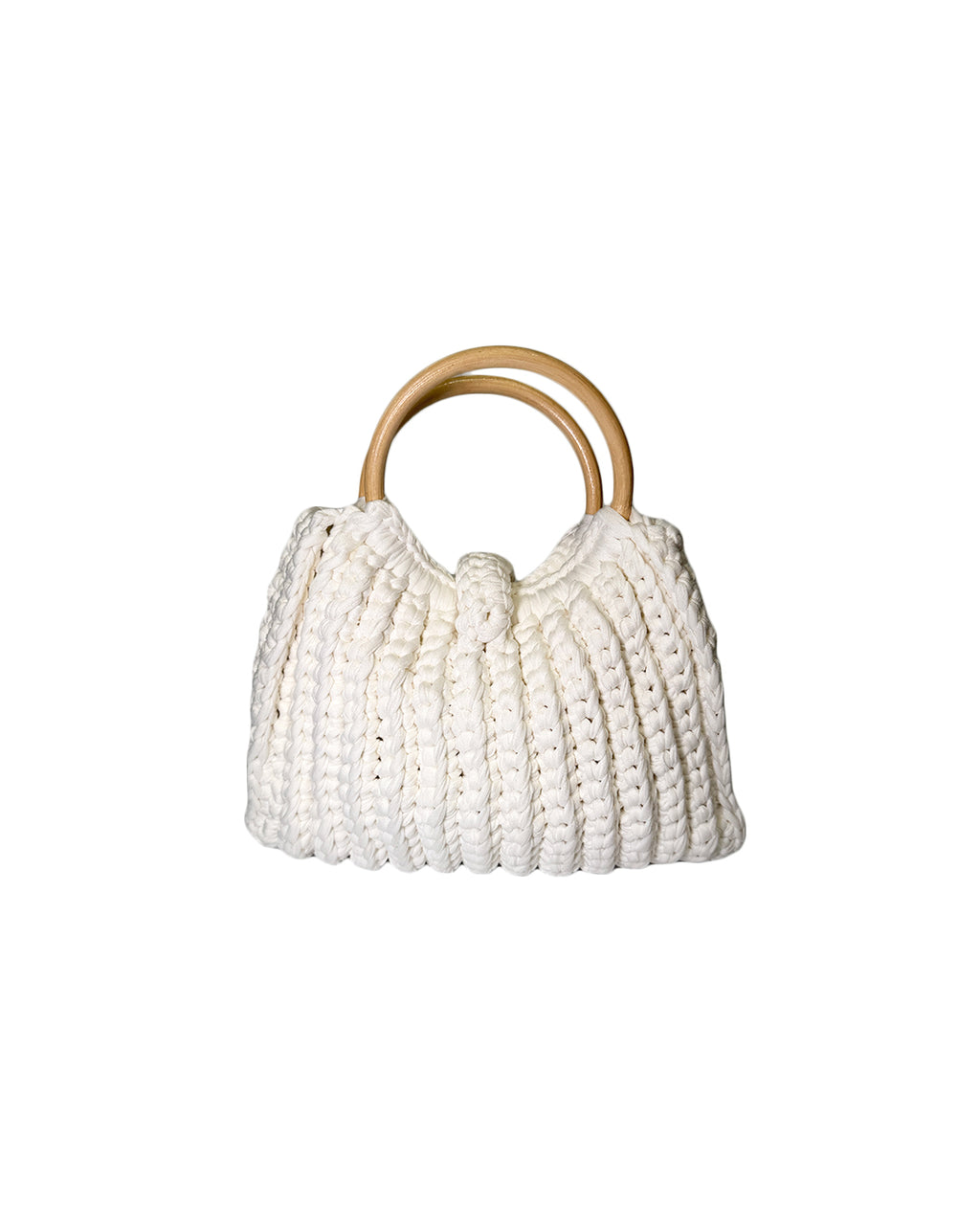 Borsetta Baby Bag uncinetto - Bianca