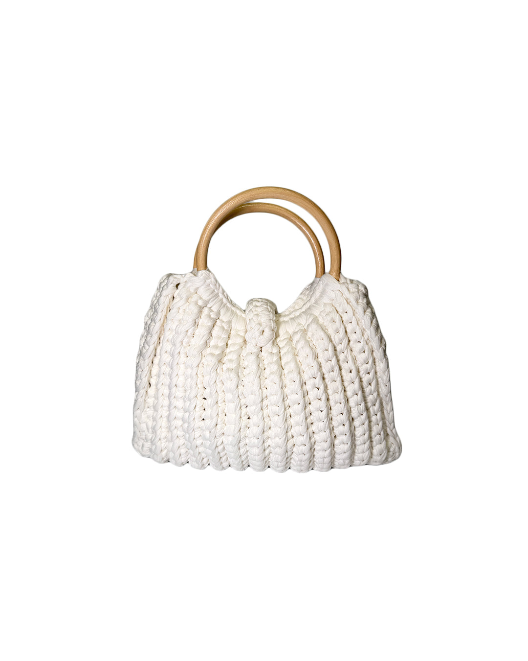 Borsetta Baby Bag uncinetto - Bianca