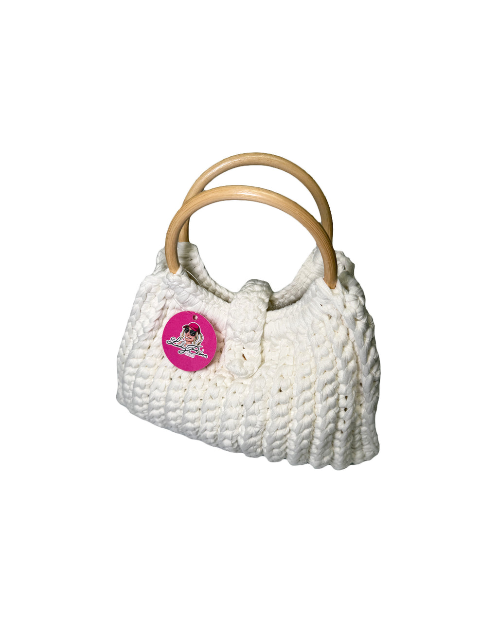 Borsetta Baby Bag uncinetto - Bianca