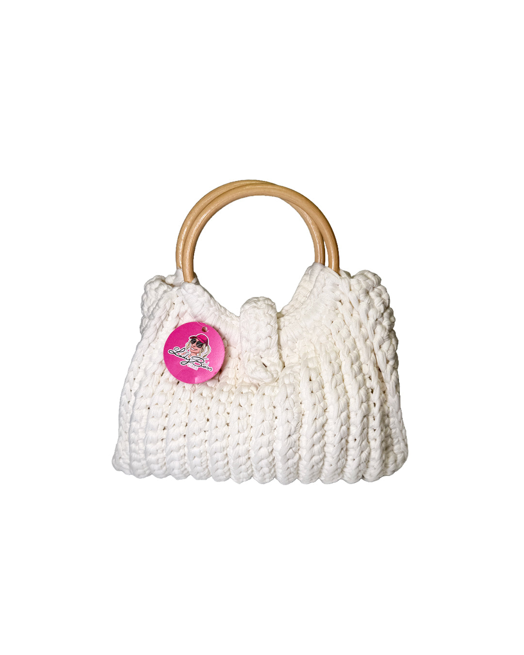 Borsetta Baby Bag uncinetto - Bianca